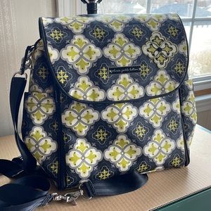 Petunia Pickle Bottom Boxy Backpack Cross Body Shoulder Diaper Bag